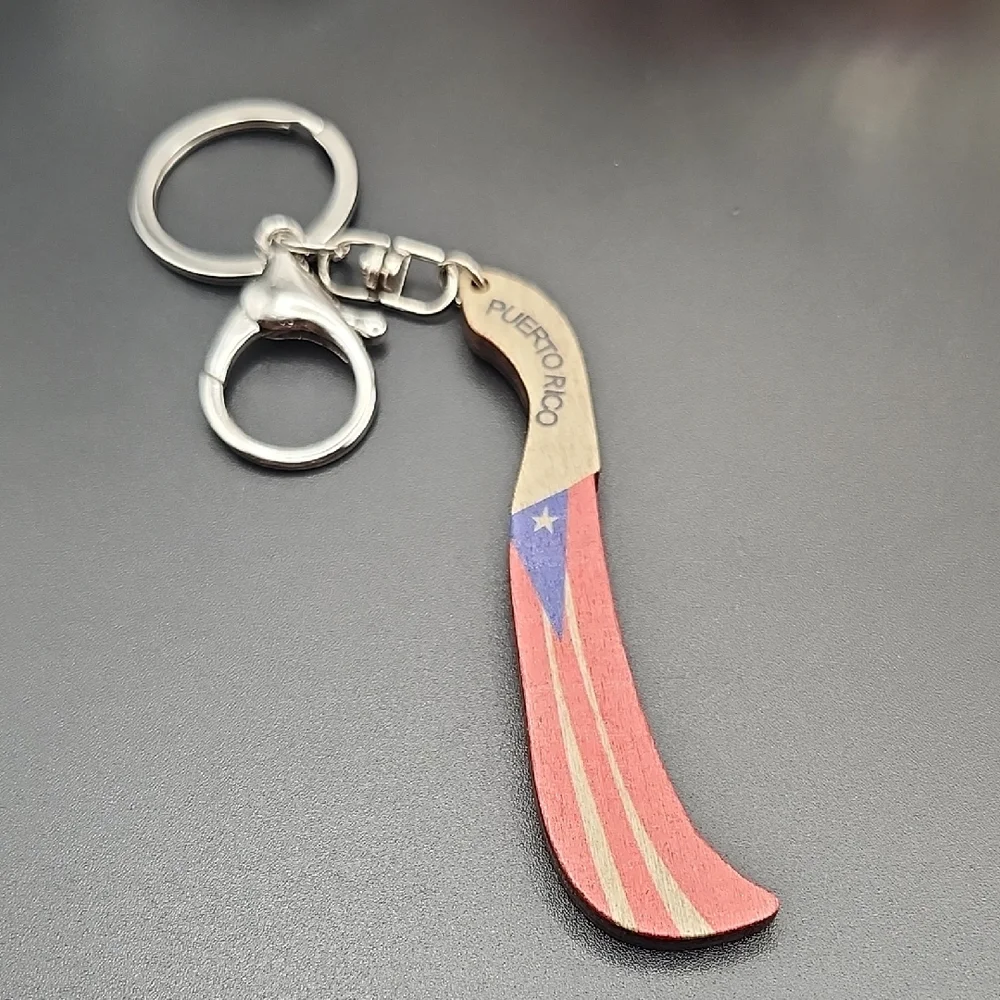 Puerto Rico Flag Keychain